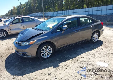 2012 Honda Civic Ex z USA, uszkodzony, nr VIN 2HGFB2F89CH505873